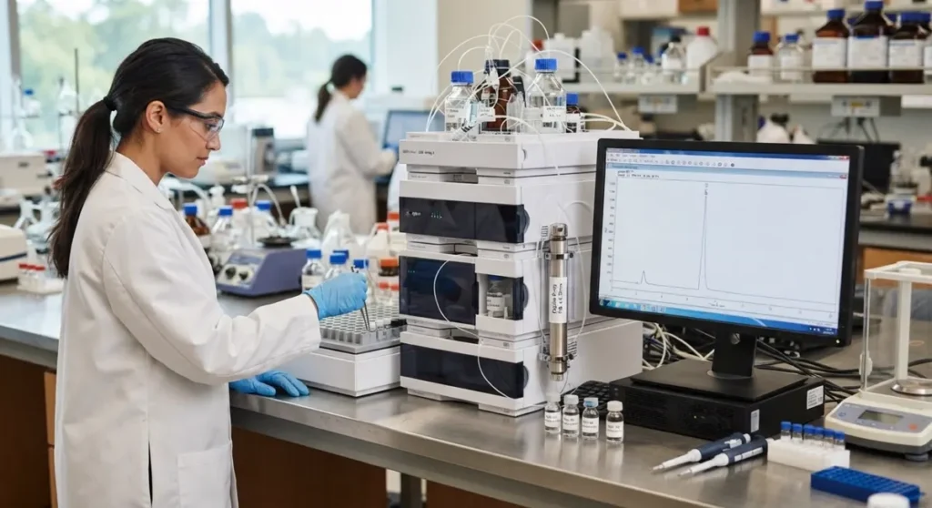Hplc analiza čistoće — BPC-157 oporavak ozljeda – Što je BPC-157 i kako djeluje? u istraživačkom kontekstu